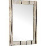 vidaXL Ogledalo za kopalnico Rjava, srebrna 50 x 2.5 x 70 cm Cene
