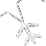 vidaXL Božični snežak med 252 LED Toplo bela 45 x 38 cm PVC | Shoptok.si