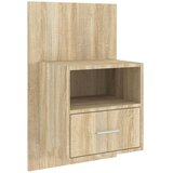  Zidni noćni ormarići 2 kom boja hrasta sonome | shoptok.hr