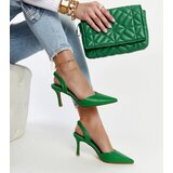 Gemre Orange neon Lorine stiletto pumps | Shoptok.si