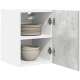 Viseći ormarić 2 pcs Beton siva i bijela 30 x 31 x 40 cm | Eponuda.com