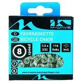  Lanac M-WAVE/KMC Z8S/8 za MTB 18, 24 Brzine - Srebrni | shoptok.hr