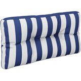  Jastuk za palete plavo-bijeli prugasti 80x40x12 cm od tkanine | shoptok.hr