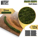 Green Stuff World Grass Tuft Strips 12mm Dark Green | Trake trave 12mm tamno zelene | Eponuda.com