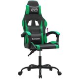  Igraća stolica crno-zelena od umjetne kože | shoptok.hr