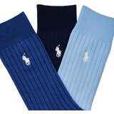 Polo Ralph Lauren Čarape 'EGYPTIAN' safirno plava / nebesko plava / crna | shoptok.hr