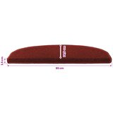 Samoljepljivi stepenasti ulošci 15 pcs Bordeaux Crvena | shoptok.hr