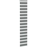 vidaXL Zebra zavesa temno siva 50x200 cm širina blaga 45,9 cm poliester, (5000297357) | Shoptok.si