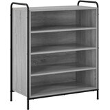  Ormar za cipele 76 x 36 5 x 93 cm Konstruirano drvo Siva Sonoma - Siva Sonoma 76 x 36 5 x 93 cm 4 police bez vrata | shoptok.hr