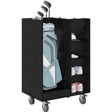 Golf ormar s kotačem Jednobojno Crni hrast 65 x 45 x 98 cm | Eponuda.ba