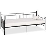 vidaXL Okvir za dnevni ležaj crni metalni 90 x 200 cm | shoptok.hr