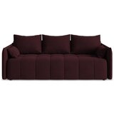 Makamii Bordo rdeča raztegljiva/s prostorom za shranjevanje sedežna garnitura 225 cm Moku – | Shoptok.si
