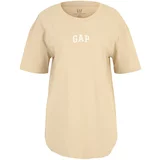 Gap Tall Majica bež / bela