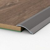 LOGOCLIC Prilagoditveni profil 138 (Sive metalik barve, 1 m x 38 mm, Vrsta montaže: Lepljenje) | Shoptok.si
