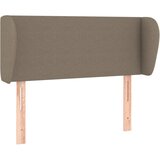 Maison Chic posteljno vzglavje - vzglavna omarica - nočna omarica z ušesi taupe 83x23x78/88 cm blago, (21712779) Cene