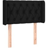  LED uzglavlje crno 83x16x78/88 cm od tkanine | shoptok.hr