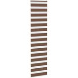 Zebra zavjesa smeđa 55x200 cm širina tkanine 50,9 cm poliester | shoptok.hr