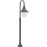 vidaXL vrtna stupna svjetiljka od aluminija E27 120 cm brončana | shoptok.hr