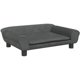 Krevet za pse tamnosivi 70 x 48 x 22 cm baršunasti | Eponuda.com