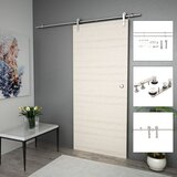 vidaXL Komplet opreme za drsna vrata 183 cm nerjaveče jeklo srebrna Cene