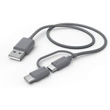 Hama kabal 2u1 USB Micro sa adapterom type-c 1m 187224 | Eponuda.ba