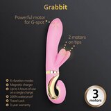 GVibe G-Vibe GRabbit - vibrator za točko G s 3 motorji za polnjenje (roza) | Shoptok.si