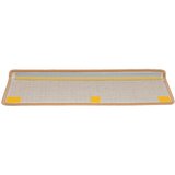 Prostirke za stepenice 15 kom 65x21x4 cm bež pravokutni rub | shoptok.hr