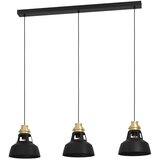 Eglo visilica ESPINARDO E27 107 cm crna zlatna 3 svetla 390231 | Eponuda.com
