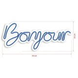 WALLXPERT Dekorativna plastična LED rasveta Bonjour Blue | ePonuda.com