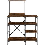  Pekarski stalak boje hrasta 90 x 40 x 132 cm od drva i metala | Eponuda.ba