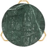 vidaXL Klubska mizica zelena 40x40x40 cm kamen z marmorno teksturo, (20712948) | Shoptok.si
