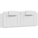 vidaXL Postelja z vzmetnico bela 140x200 cm umetno usnje | Shoptok.si