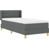  s opruga kutije Tamno siva 200 x 80 cm tkanina | shoptok.hr