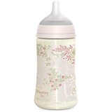 Suavinex Poetry SX Pro Physiological M steklenička za dojenčke 3 m+ Medium Flow - Pink 270 ml | Shoptok.si