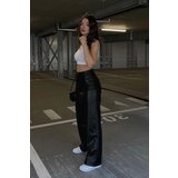 Madmext Mad Girls Black Leather Pants | shoptok.hr
