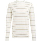 WE Fashion Pulover bež / bela | Shoptok.si