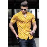 Madmext Shirt - Yellow - Regular fit cene