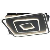 Brilagi LED prigušiva stropno světlo IRIS LED/98W/230V 50x50 cm crna + daljinski upravljač | Eponuda.com