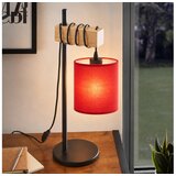 Brilagi Stona lampa NUBILA 1xE27/40W/230V smeđa/crna/crvena Cene