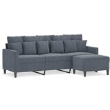 Maison Chic kavč - Sofa - Kanape s stolčkom za noge temno siv 180 cm žamet, (21727980) Cene