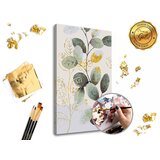  Slikanje po številkah PREMIUM GOLD - Zeleno-zlato listje (set) Cene