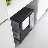 YAMAZAKI Kanta za smeće s dvije komore Tower boja: crna | shoptok.hr