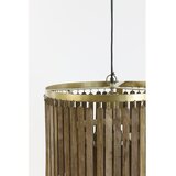 Light & Living Rjava viseča svetilka z lesenim senčilom Gularo – | Shoptok.si