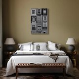  Slika - Patterned Windows (1 Part) Vertical 60x90 U prirodnom drvenom okviru | shoptok.hr
