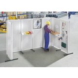 ANKE Industrijski sistem predelnih sten, kotna kombinacija, na levi strani, 90°, antracitno siva | Shoptok.si