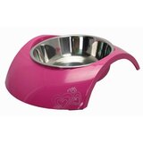 Rogz činija za pse luna bowlz m, roze Cene