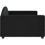  Dnevni krevet crni 100 x 200 cm baršunasti | shoptok.hr