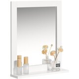 SoBuy stensko ogledalo v beli barvi v skandinavskem slogu, (20814835) | Shoptok.si