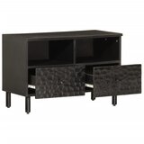 Furnova TV omarica črna 70x33x46 cm trden mangov les, (21922919) | Shoptok.si
