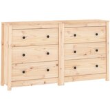  Komoda 140 x 35 x 80 cm od masivne borovine | shoptok.hr